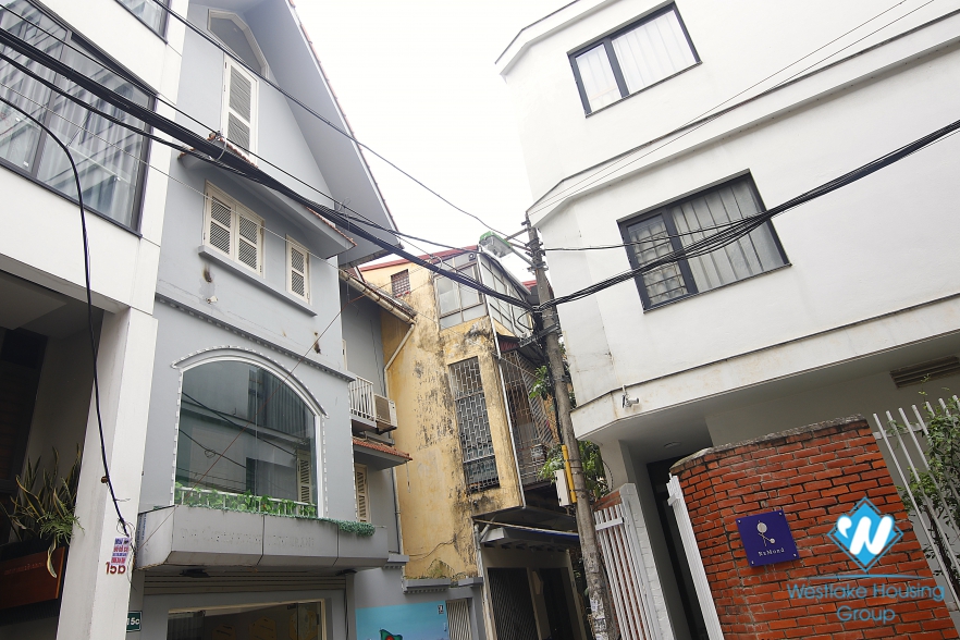 A Bright Spacious 4th floor house for rent in Ba Dinh 